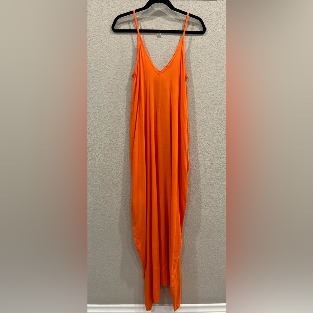 Karen T Design Dress, Orange, Small